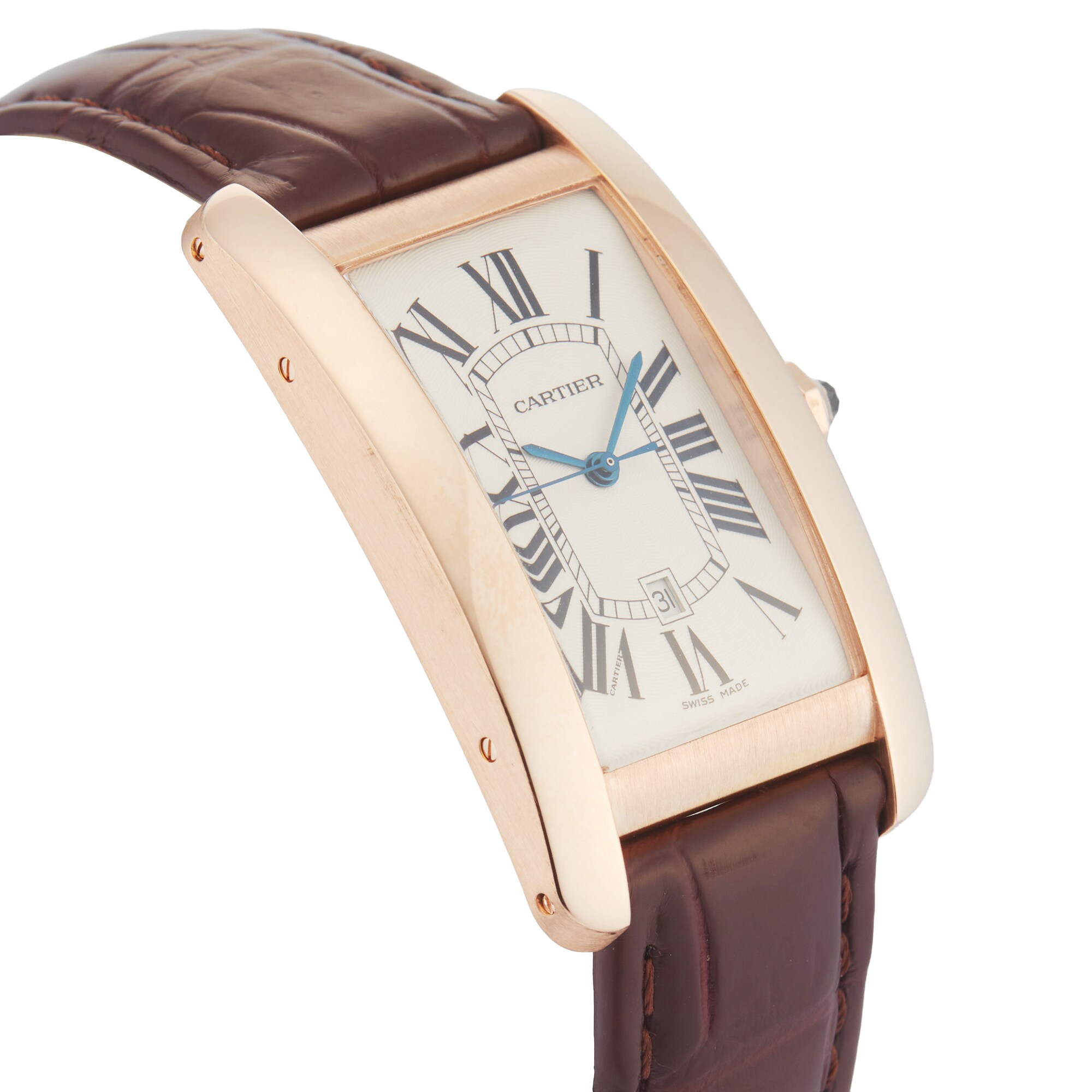 Pre-Owned Cartier Tank Americaine 26mm Rose Gold Pre-Owned Cartier Tank Americaine 26mm Rose Gold