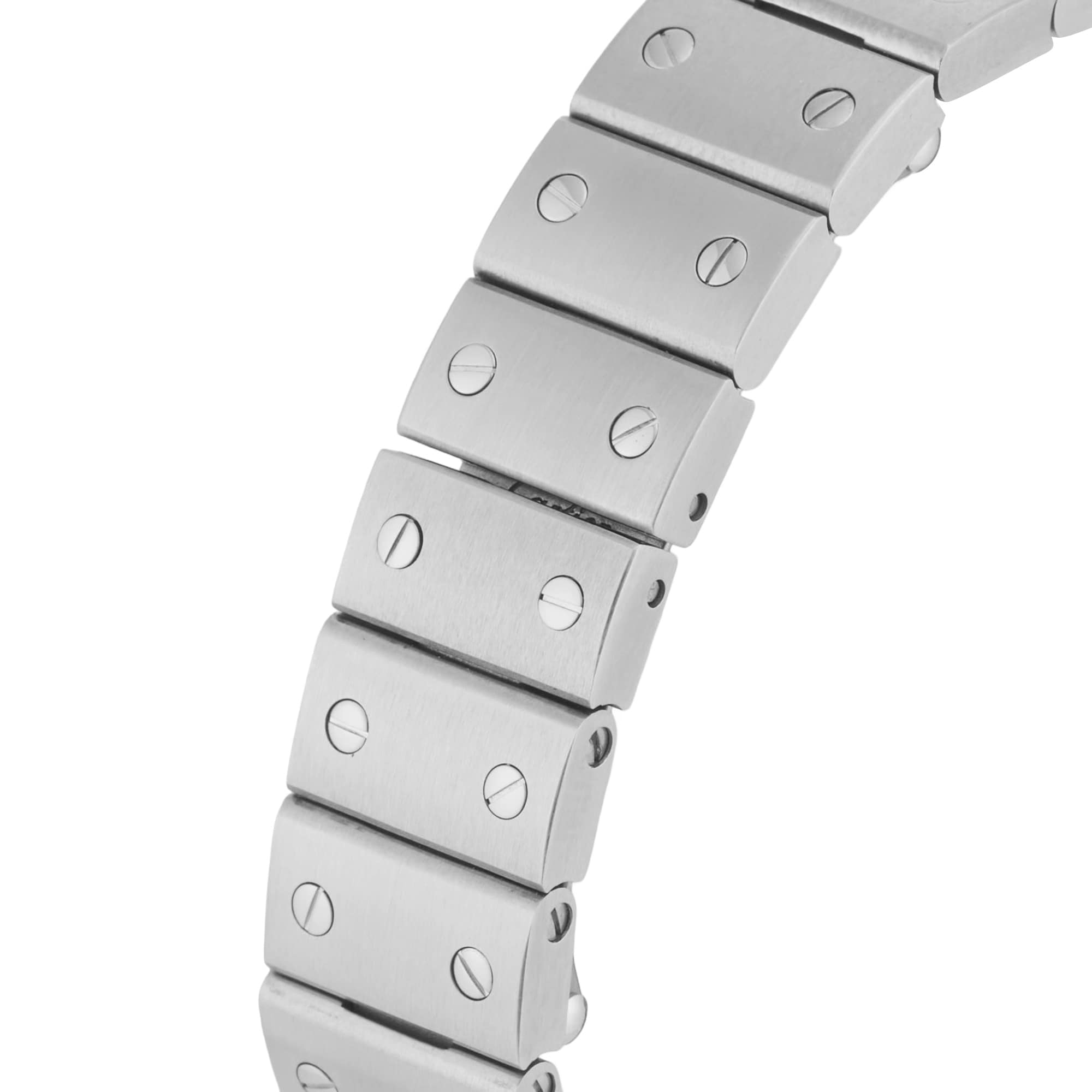 Pre-Owned Cartier Santos Galbee 24mm x 35mm Stainless Steel Pre-Owned Cartier Santos Galbee 24mm x 35mm Stainless Steel