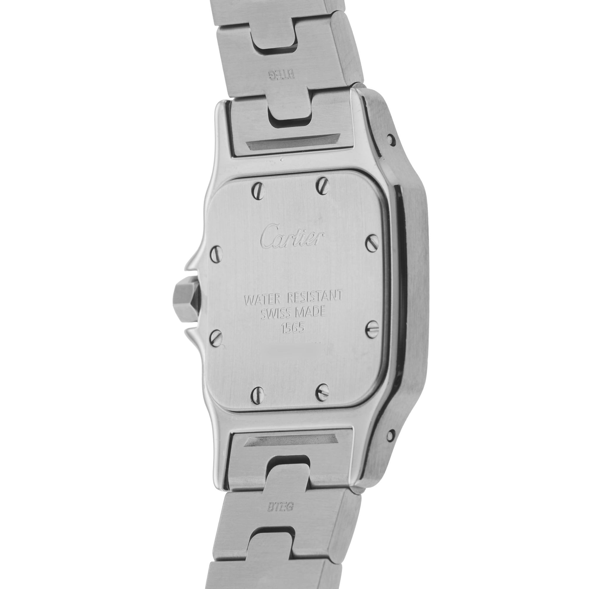 Pre-Owned Cartier Santos Galbee 24mm x 35mm Stainless Steel Pre-Owned Cartier Santos Galbee 24mm x 35mm Stainless Steel
