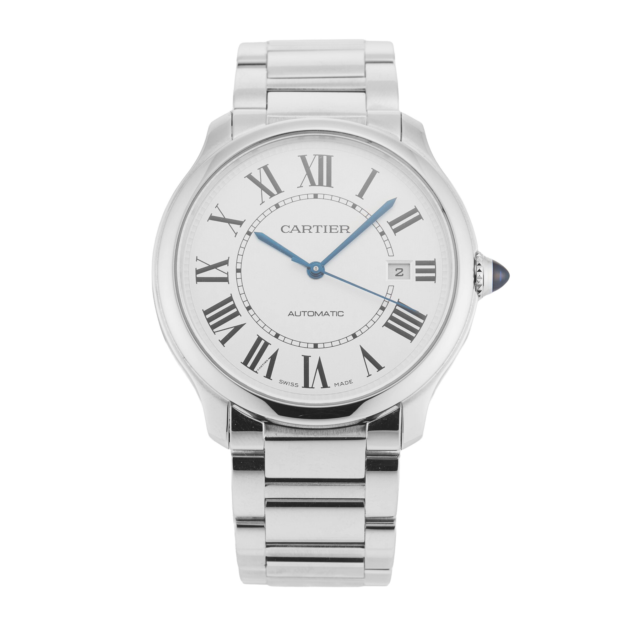 Pre-Owned Cartier Ronde Must De 40mm Stainless Steel Pre-Owned Cartier Ronde Must De 40mm Stainless Steel