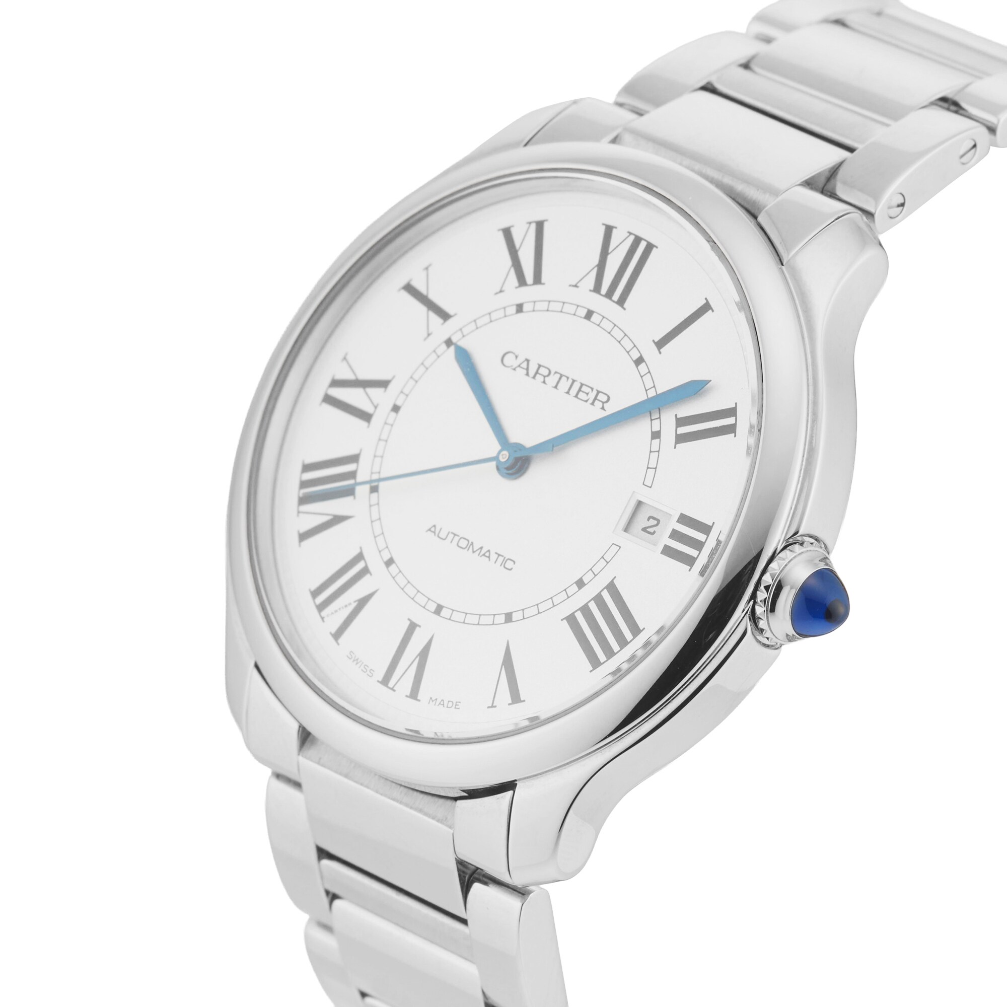 Pre-Owned Cartier Ronde Must De 40mm Stainless Steel Pre-Owned Cartier Ronde Must De 40mm Stainless Steel