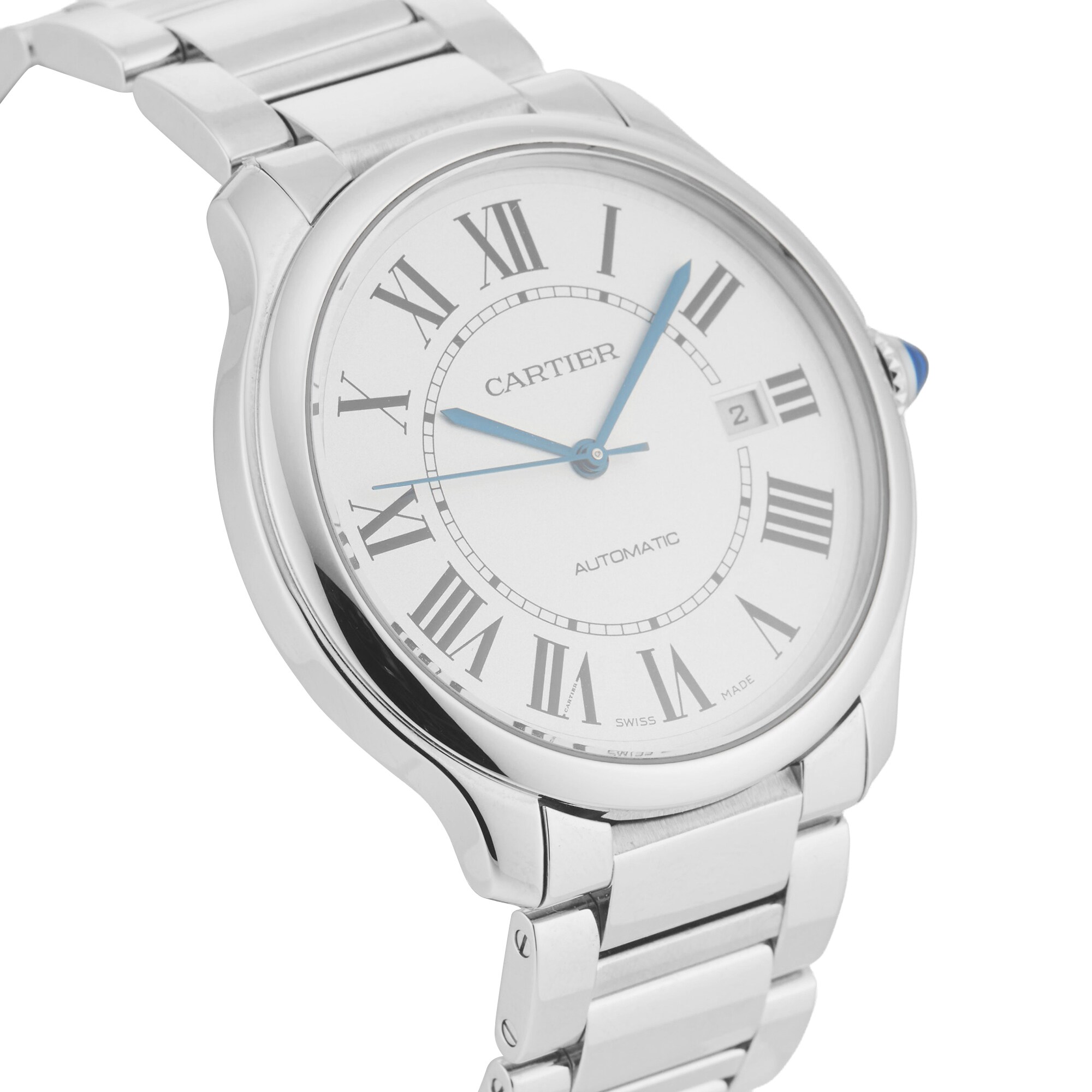 Pre-Owned Cartier Ronde Must De 40mm Stainless Steel Pre-Owned Cartier Ronde Must De 40mm Stainless Steel
