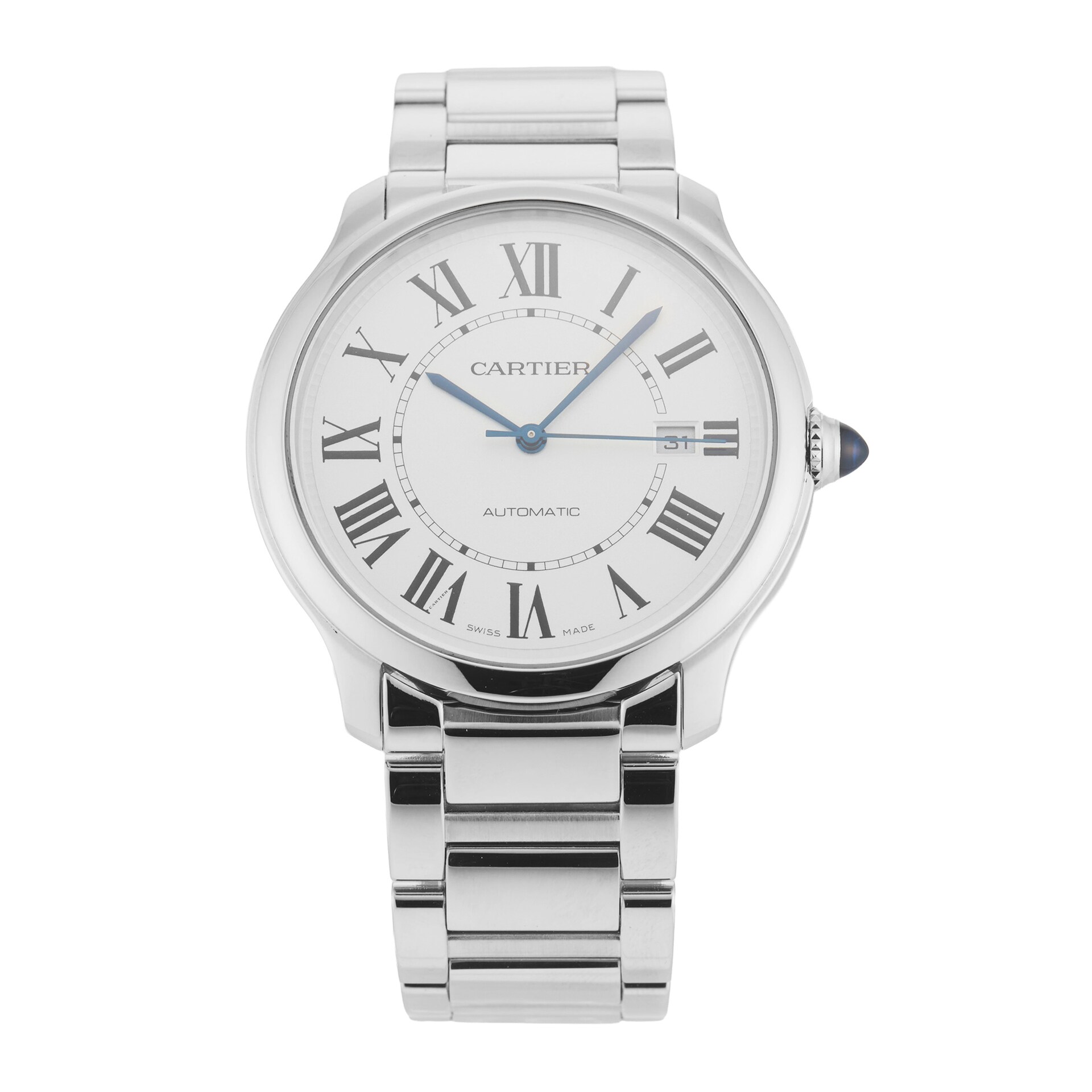 Pre-Owned Cartier Ronde Must De 40mm Stainless Steel Pre-Owned Cartier Ronde Must De 40mm Stainless Steel