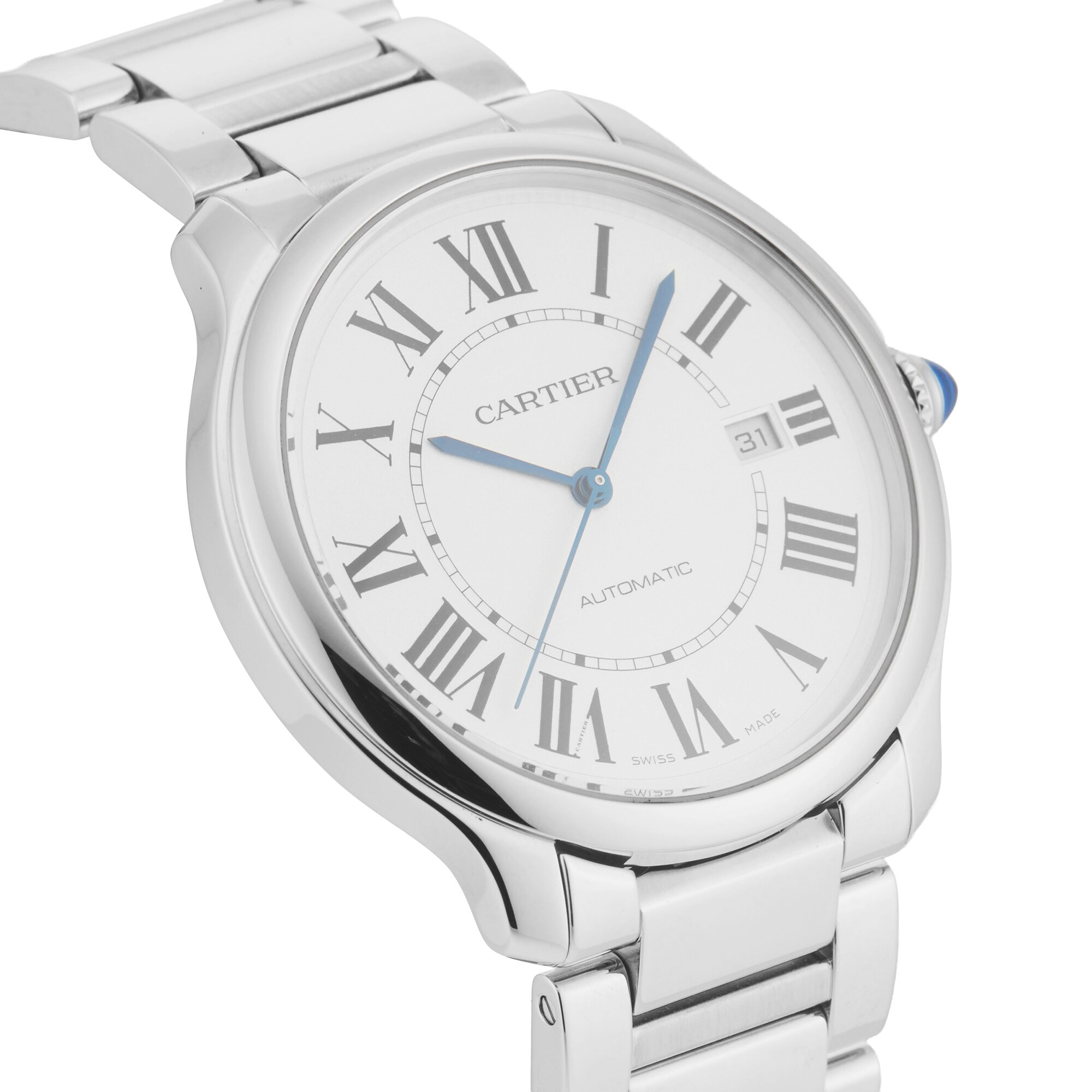 Pre-Owned Cartier Ronde Must De 40mm Stainless Steel Pre-Owned Cartier Ronde Must De 40mm Stainless Steel