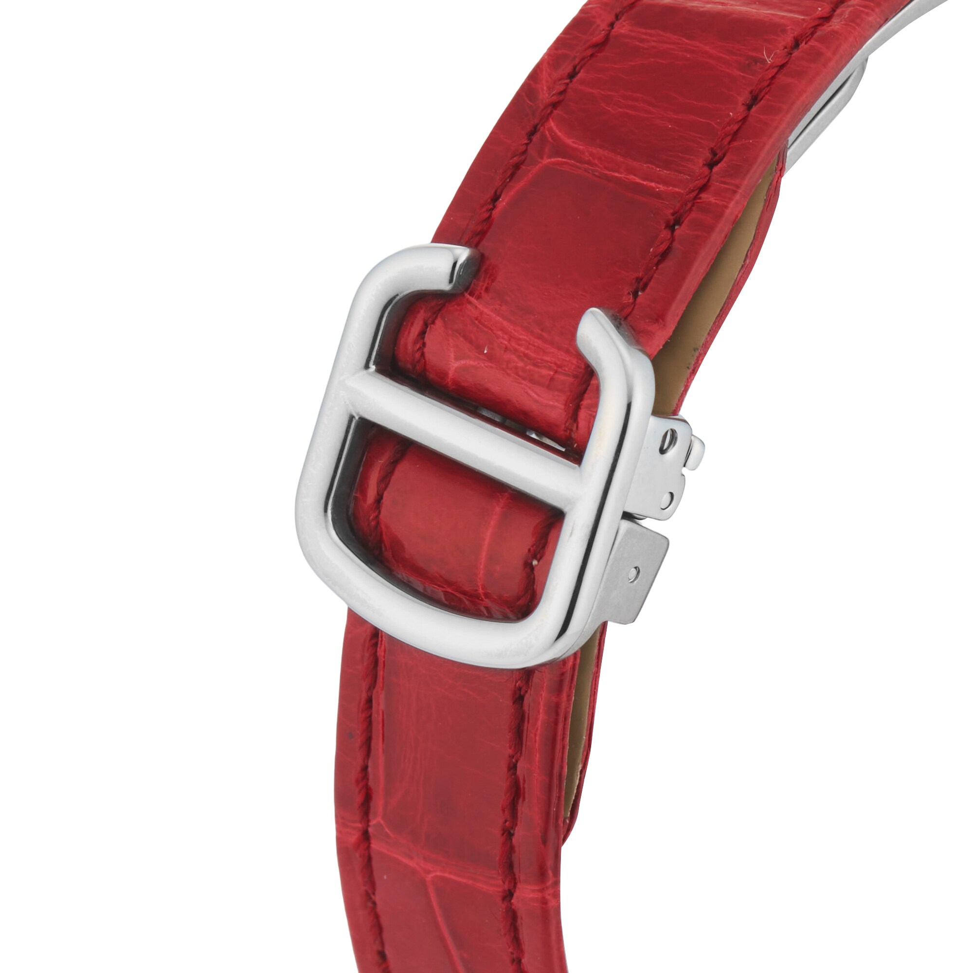 Pre-Owned Cartier Cle De 31mm Stainless Steel Pre-Owned Cartier Cle De 31mm Stainless Steel