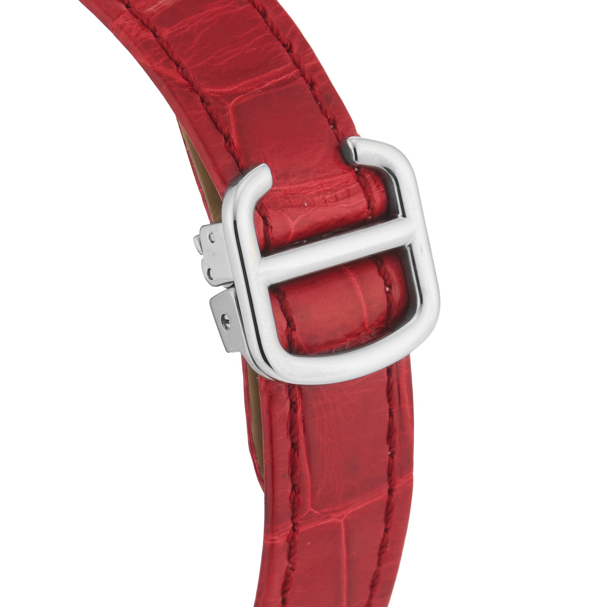 Pre-Owned Cartier Cle De 31mm Stainless Steel Pre-Owned Cartier Cle De 31mm Stainless Steel