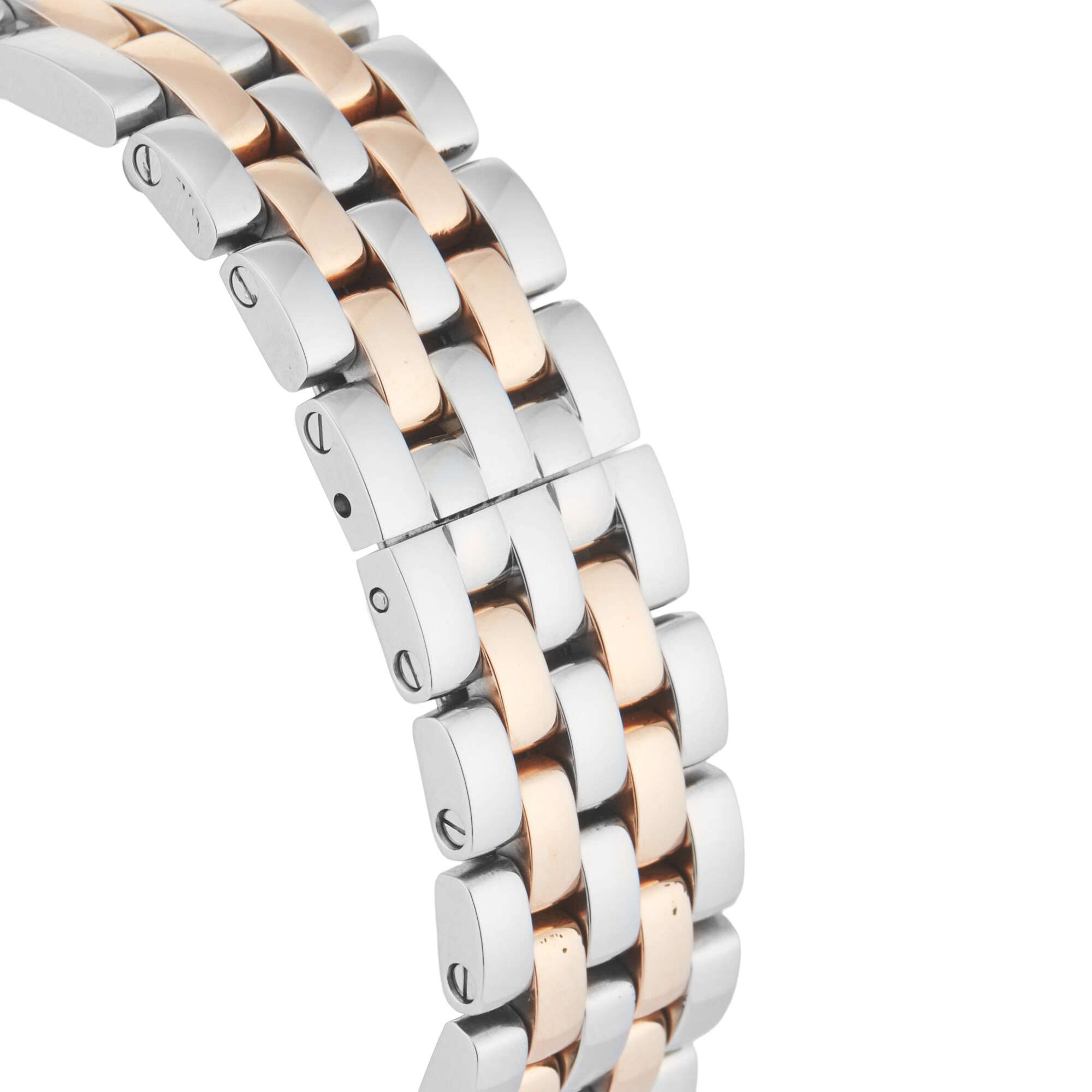 Pre-Owned Cartier Panthere De Medium Model 29mm Stainless Steel and Rose Gold Pre-Owned Cartier Panthere De Medium Model 29mm Stainless Steel and Rose Gold