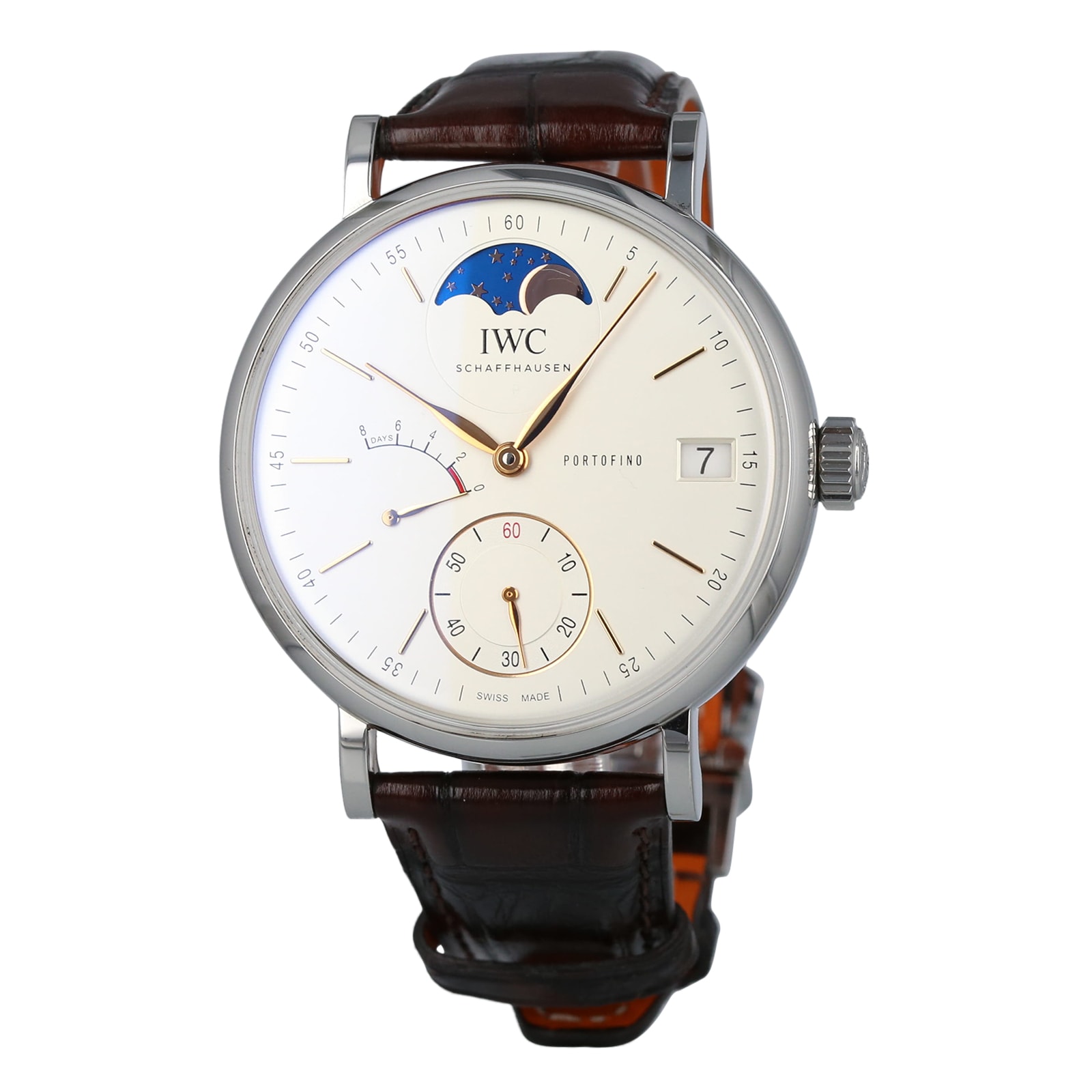 Pre-Owned IWC Portofino Moonphase Mens Watch IW516401 Pre-Owned IWC Portofino Moonphase Mens Watch IW516401
