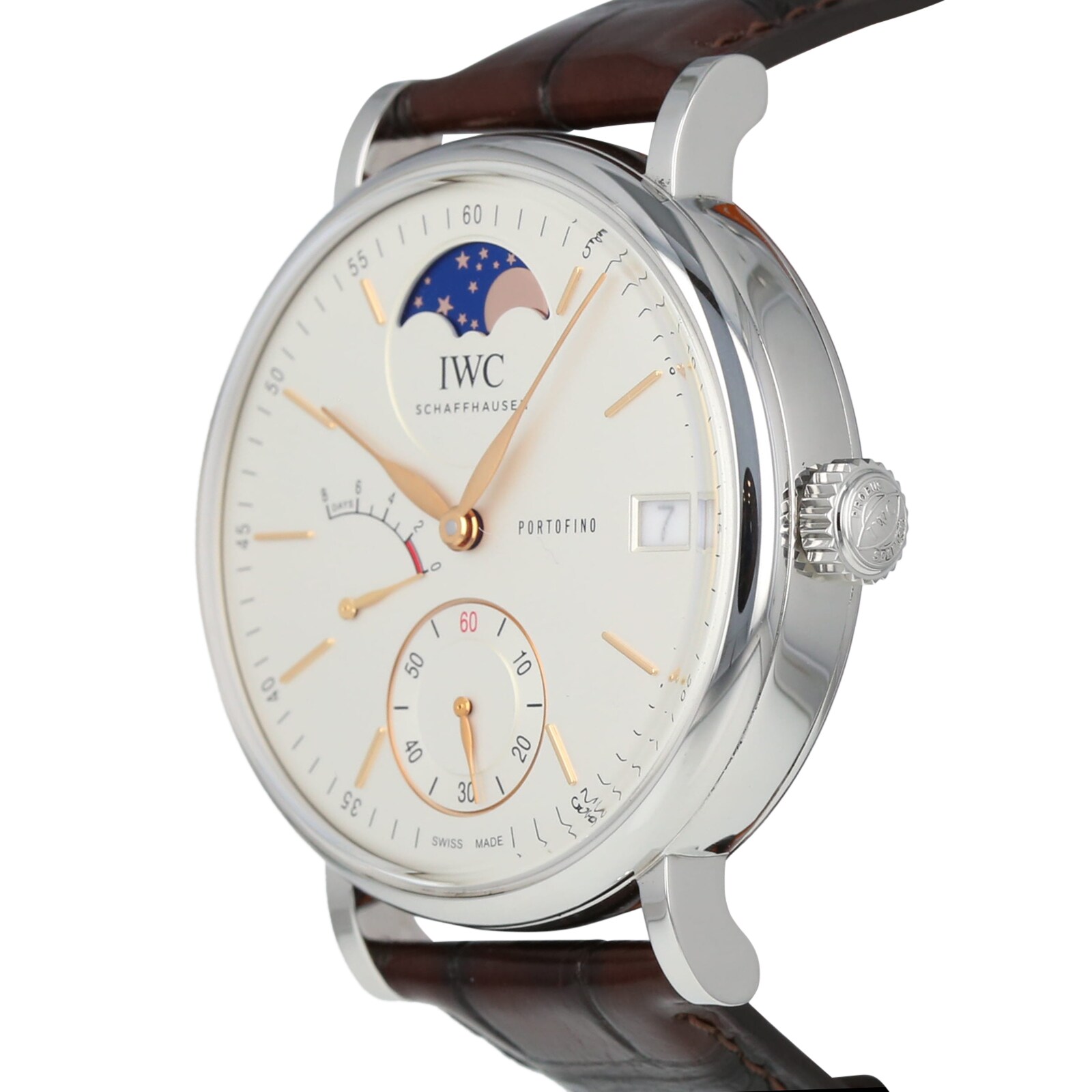 Pre-Owned IWC Portofino Moonphase Mens Watch IW516401 Pre-Owned IWC Portofino Moonphase Mens Watch IW516401