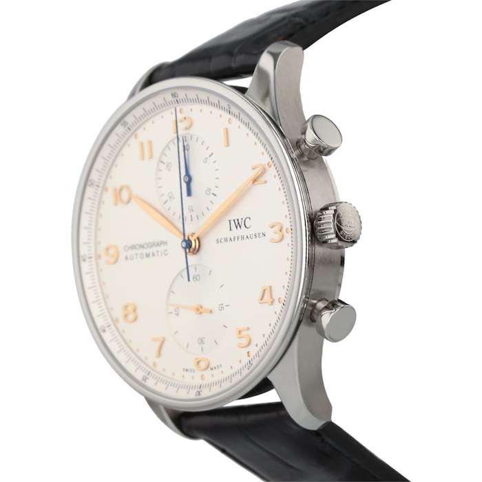 Pre-Owned IWC Portugieser Chronograph Mens Watch IW371445