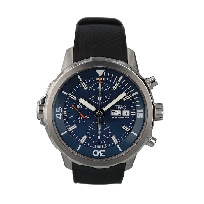 Pre-Owned IWC Pre-Owned IWC Aquatimer 'Expedition Jacques-Yves Cousteau' Edition Mens Watch IW375805