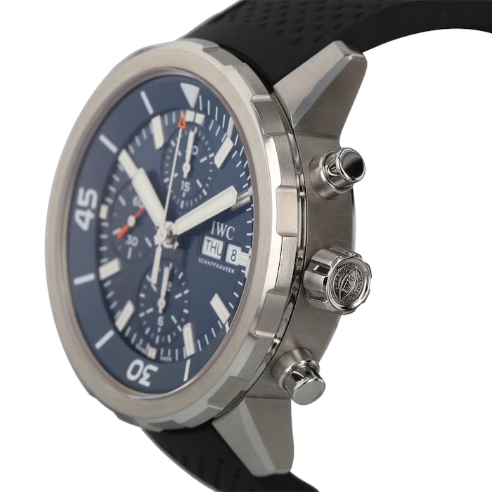 Pre-Owned IWC Pre-Owned IWC Aquatimer 'Expedition Jacques-Yves Cousteau' Edition Mens Watch IW375805