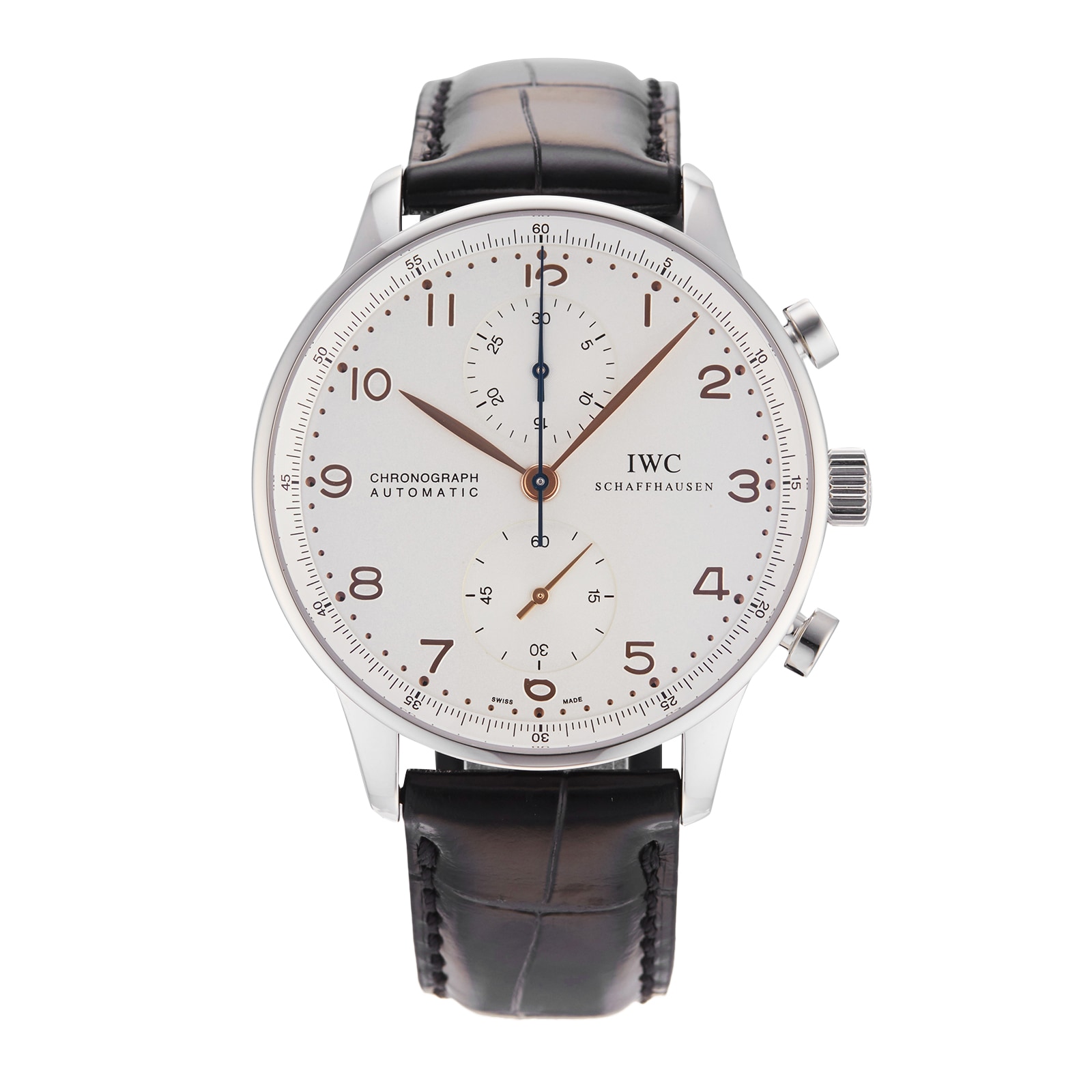 Pre-Owned IWC Portuguese Chronograph Mens Watch IW371401