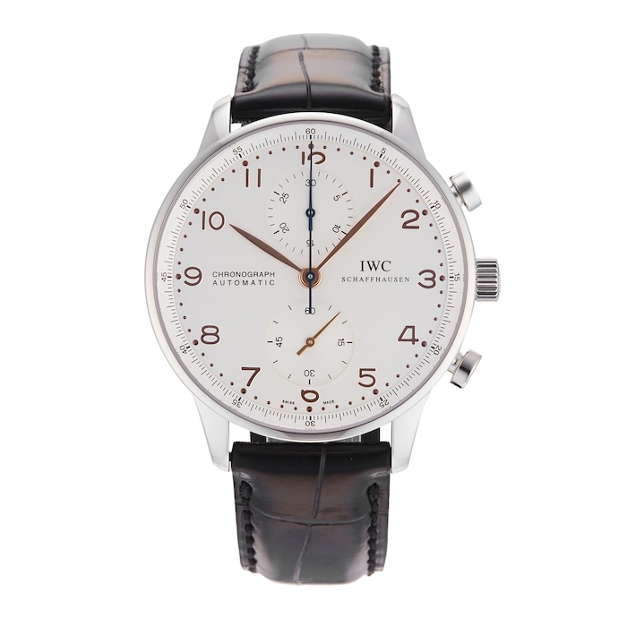 Pre-Owned IWC Portuguese Chronograph Mens Watch IW371401