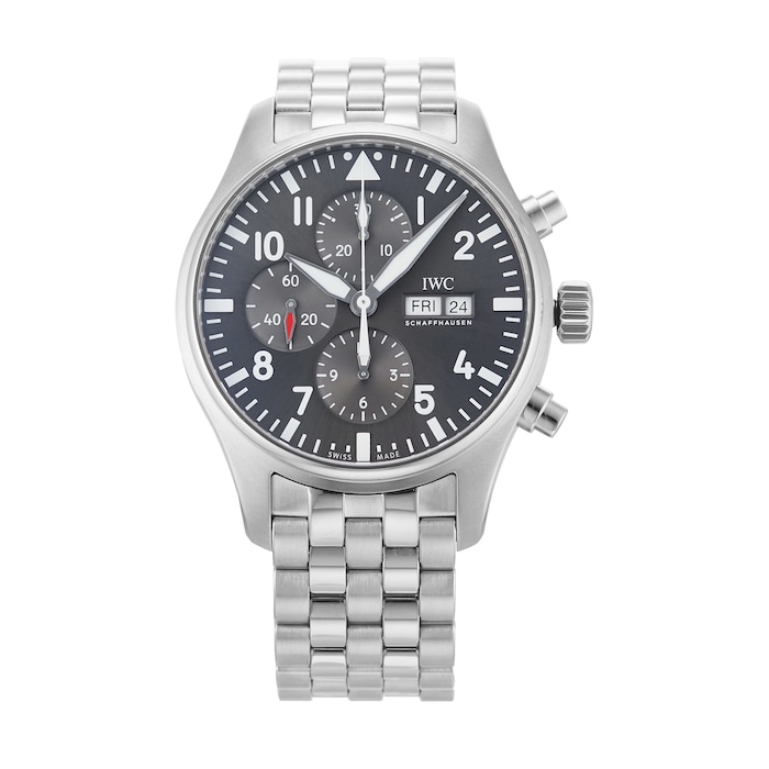 Pre-Owned IWC Pilot's Chronograph Spitfire Mens Watch IW377719