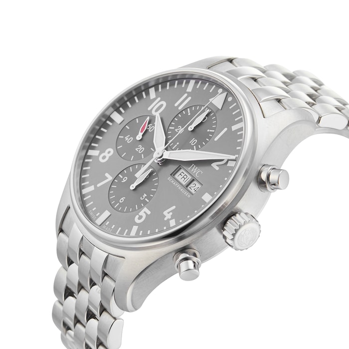 Pre-Owned IWC Pilot's Chronograph Spitfire Mens Watch IW377719