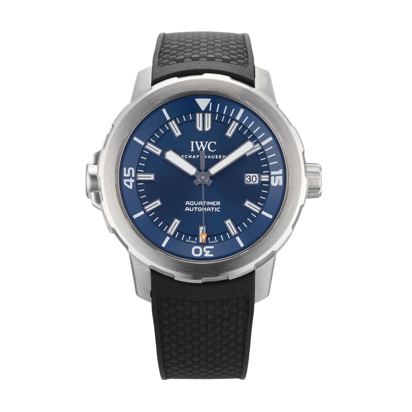 Pre-Owned IWC Pre-Owned IWC Aquatimer Automatic Edition Expedition Jacques-Yves Cousteau Mens Watch IW329005