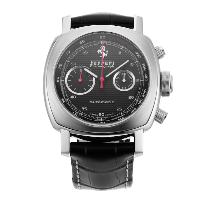 Pre-Owned Panerai Ferrari Grand Turismo Chronograph 45mm Stainless Steel