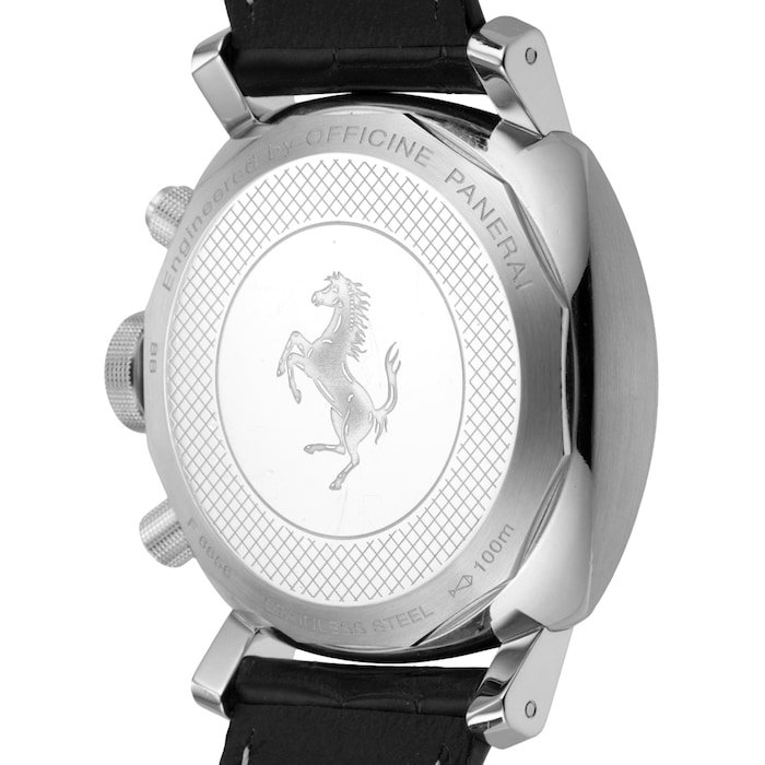 Pre-Owned Panerai Ferrari Grand Turismo Chronograph 45mm Stainless Steel