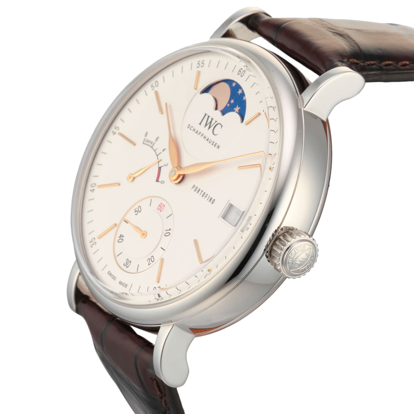 Pre-Owned IWC Portofino Hand-Wound Moon Phase IW516401