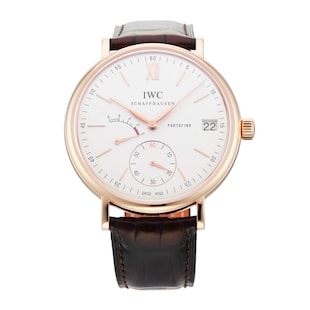 Pre-Owned IWC Portofino Hand Wound Eight Days 45MM Rose Gold
