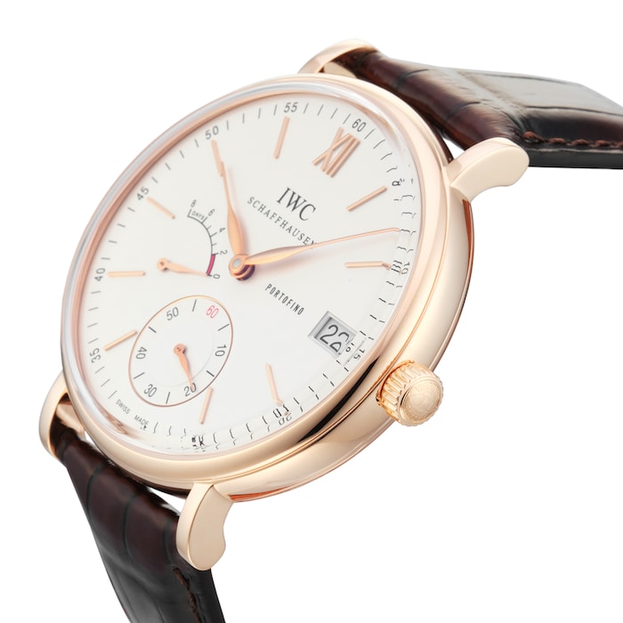 Pre-Owned IWC Portofino Hand Wound Eight Days 45MM Rose Gold