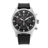 Pre-Owned IWC Schaffhausen Pilot's Watch Chronograph 43MM Stainless Steel