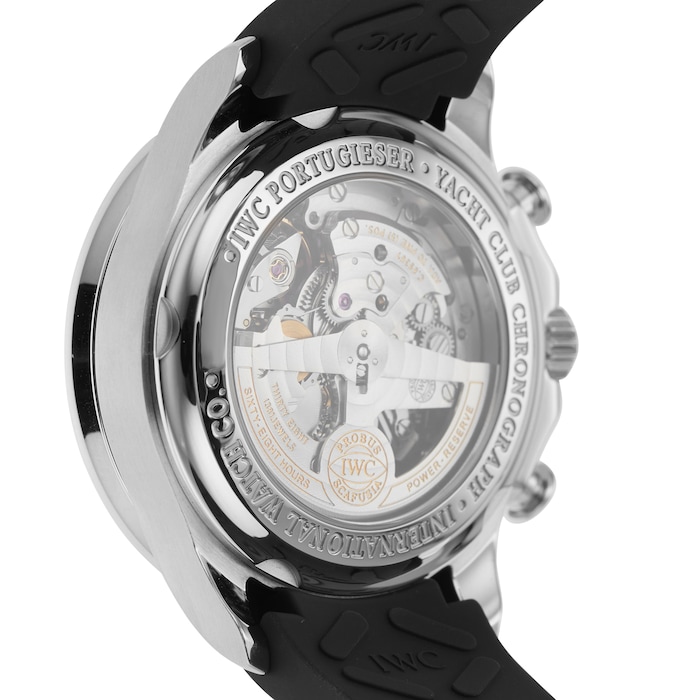 Pre-Owned IWC Portugieser Yacht Club Chronograph 45.4mm Stainless Steel