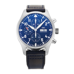 Pre-Owned IWC Pilot Watch Chronograph Edition "Le Petit Prince" 43MM Stainless Steel