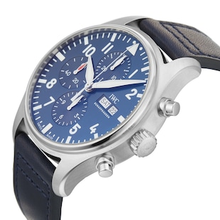 Pre-Owned IWC Pilot Watch Chronograph Edition "Le Petit Prince" 43MM Stainless Steel
