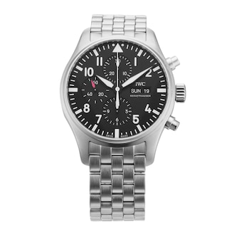 Pre-Owned IWC Pilot Watch Chronograph 43mm Stainless Steel