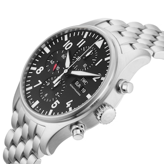 Pre-Owned IWC Pilot Watch Chronograph 43mm Stainless Steel