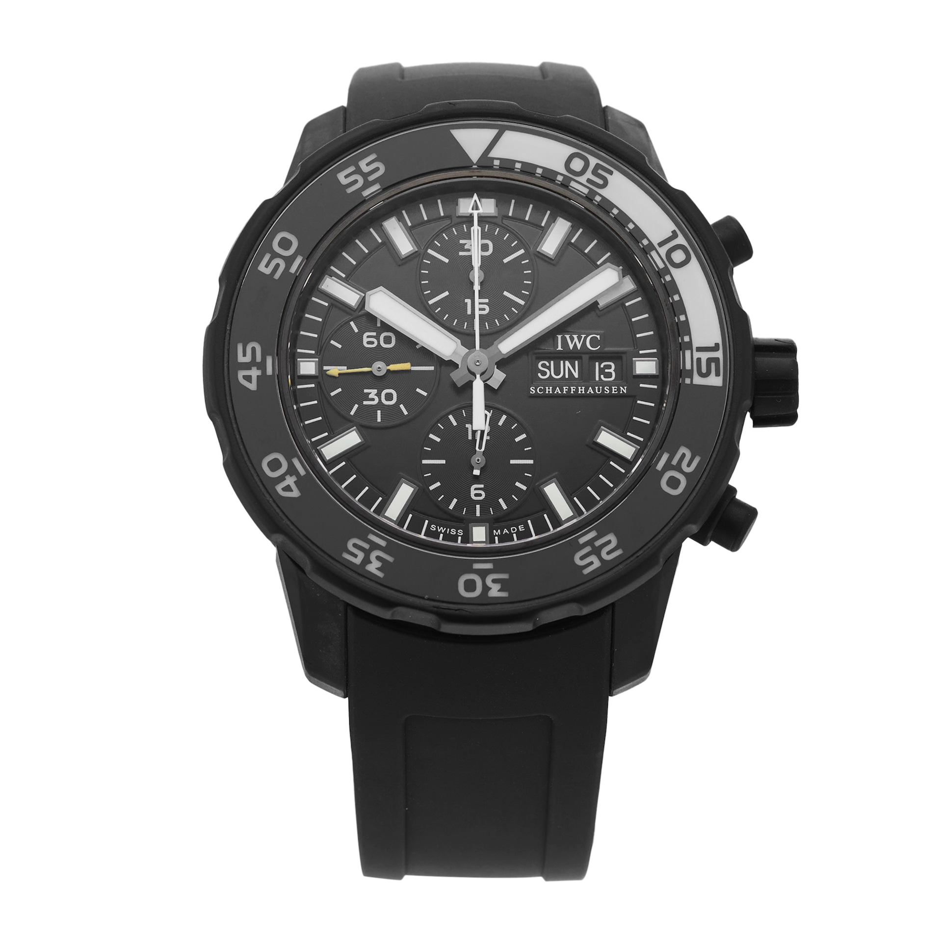 Pre-Owned IWC Aquatimer Chronograph Edition Galapagos Islands 43.5MM Stainless Steel