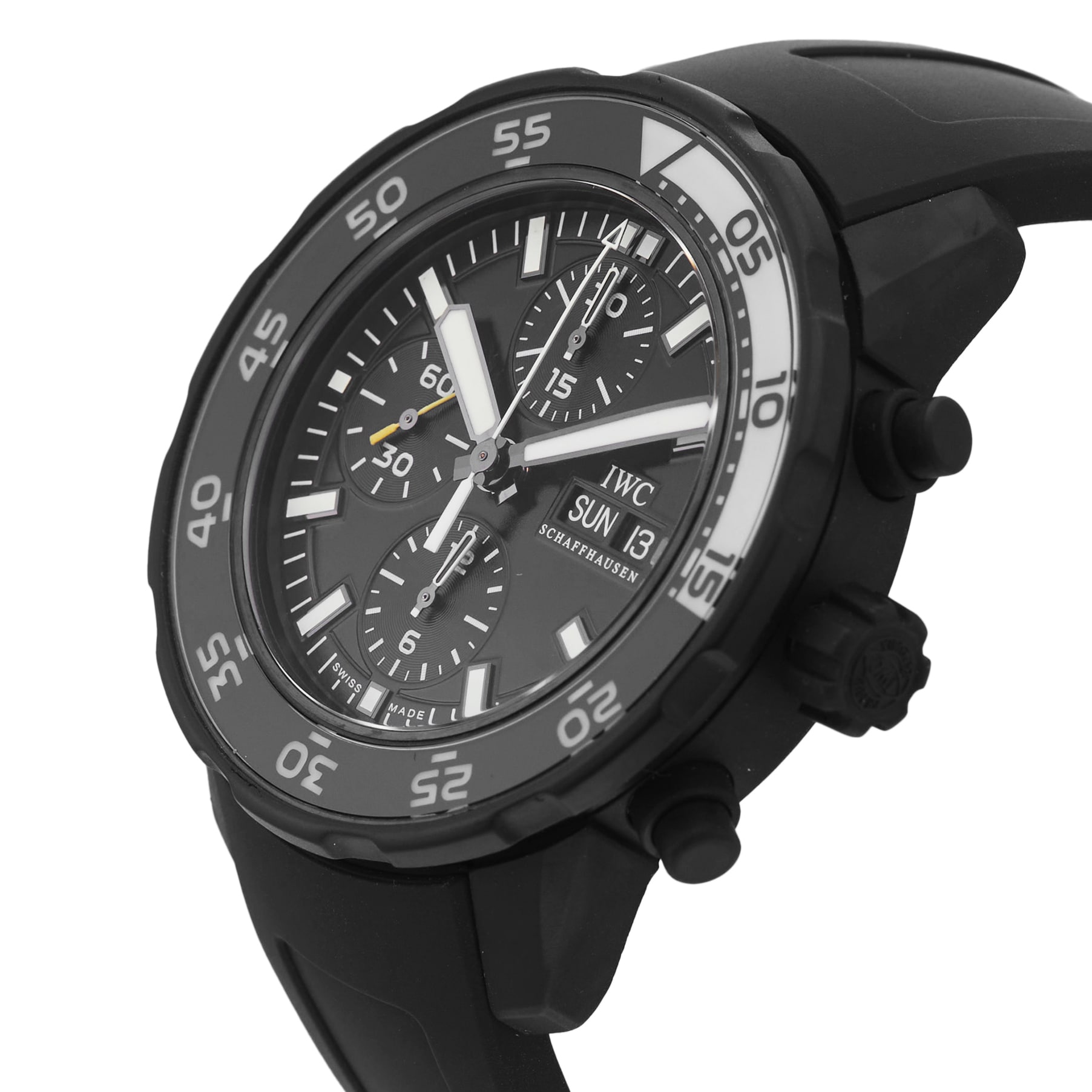 Pre-Owned IWC Aquatimer Chronograph Edition Galapagos Islands 43.5MM Stainless Steel