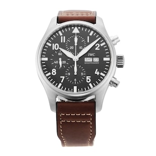 Pre-Owned IWC Pilots Watch Chronograph Edition Antoine De Saint Exupery 43mm Stainless Steel