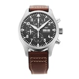 Pre-Owned IWC Pilots Watch Chronograph Edition Antoine De Saint Exupery 43mm Stainless Steel