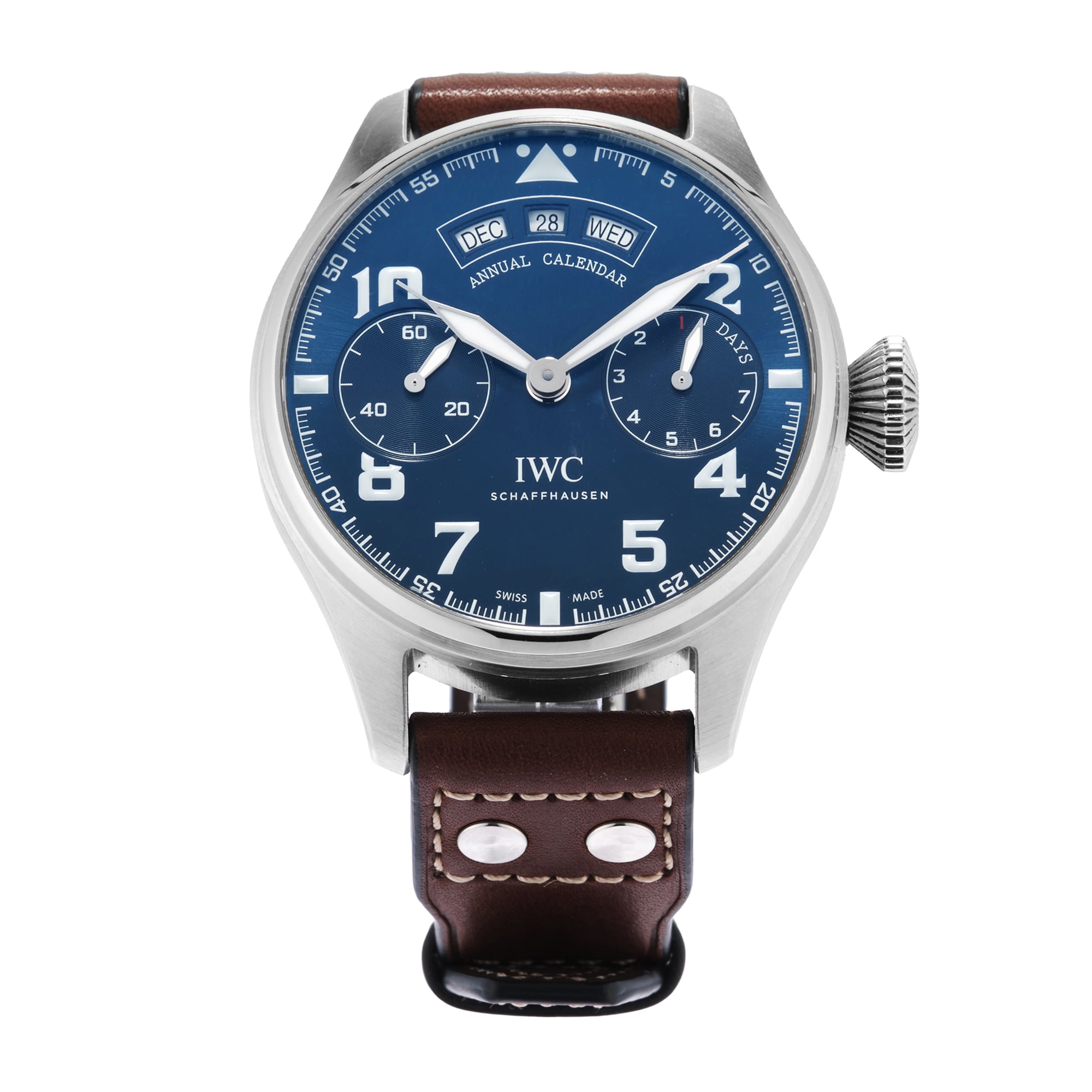 Pre-Owned IWC Big Pilot Annual Calendar Ediiton Le Petit Prince 46mm Stainless Steel Pre-Owned IWC Big Pilot Annual Calendar Ediiton Le Petit Prince 46mm Stainless Steel