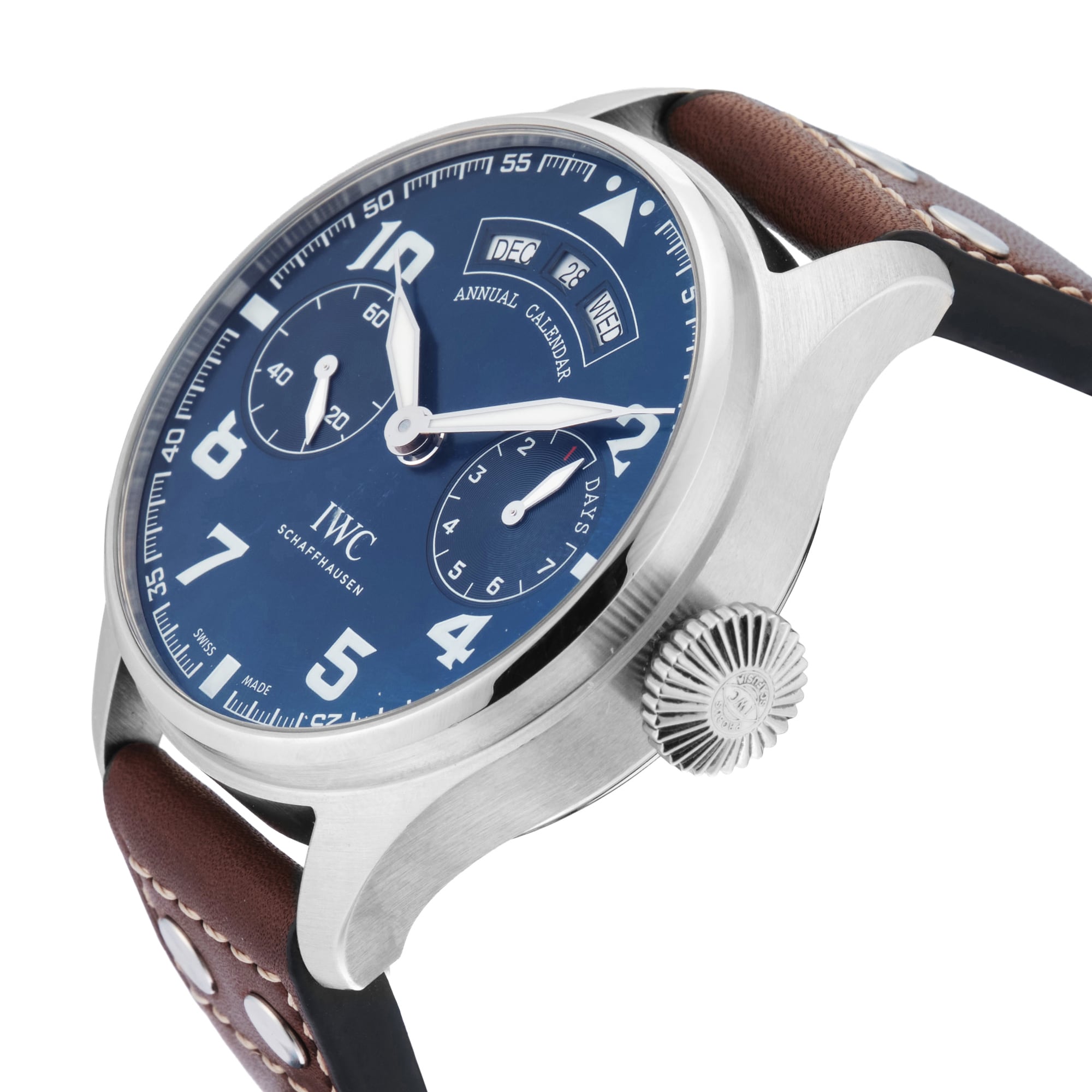 Pre-Owned IWC Big Pilot Annual Calendar Ediiton Le Petit Prince 46mm Stainless Steel