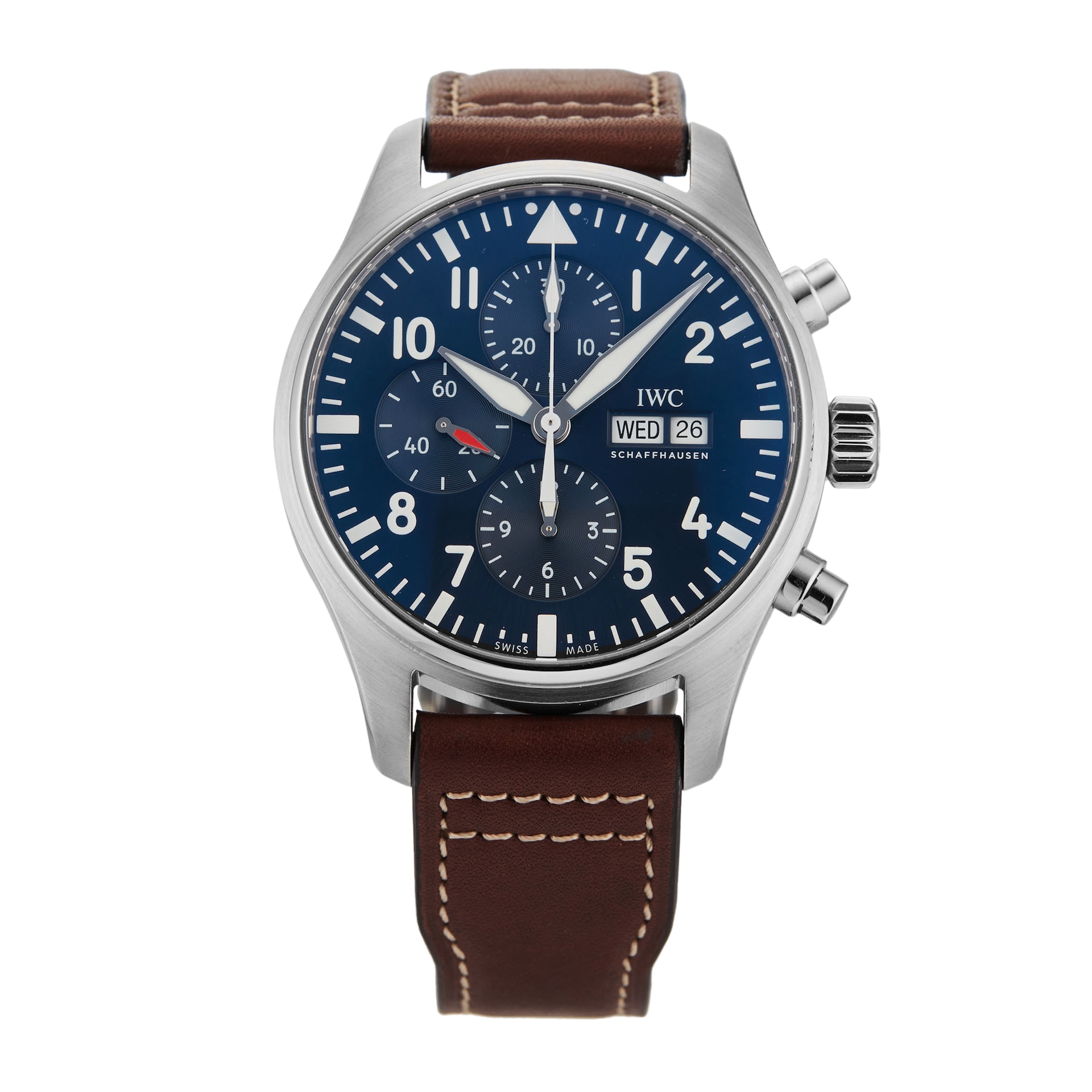 Pre-Owned IWC Pilot Watch Chronograph Edition Le Petit Prince 43mm Stainless Steel Pre-Owned IWC Pilot Watch Chronograph Edition Le Petit Prince 43mm Stainless Steel