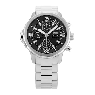 Pre-Owned IWC Pre-Owned IWC Aquatimer Chronography 44mm Stainless Steel IW376803 Pre-Owned IWC Pre-Owned IWC Aquatimer Chronography 44mm Stainless Steel IW376803