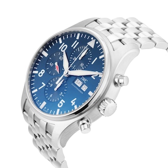 Pre-Owned IWC Pilots Chronograph Edition Le Petit Prince 43mm Stainless Steel