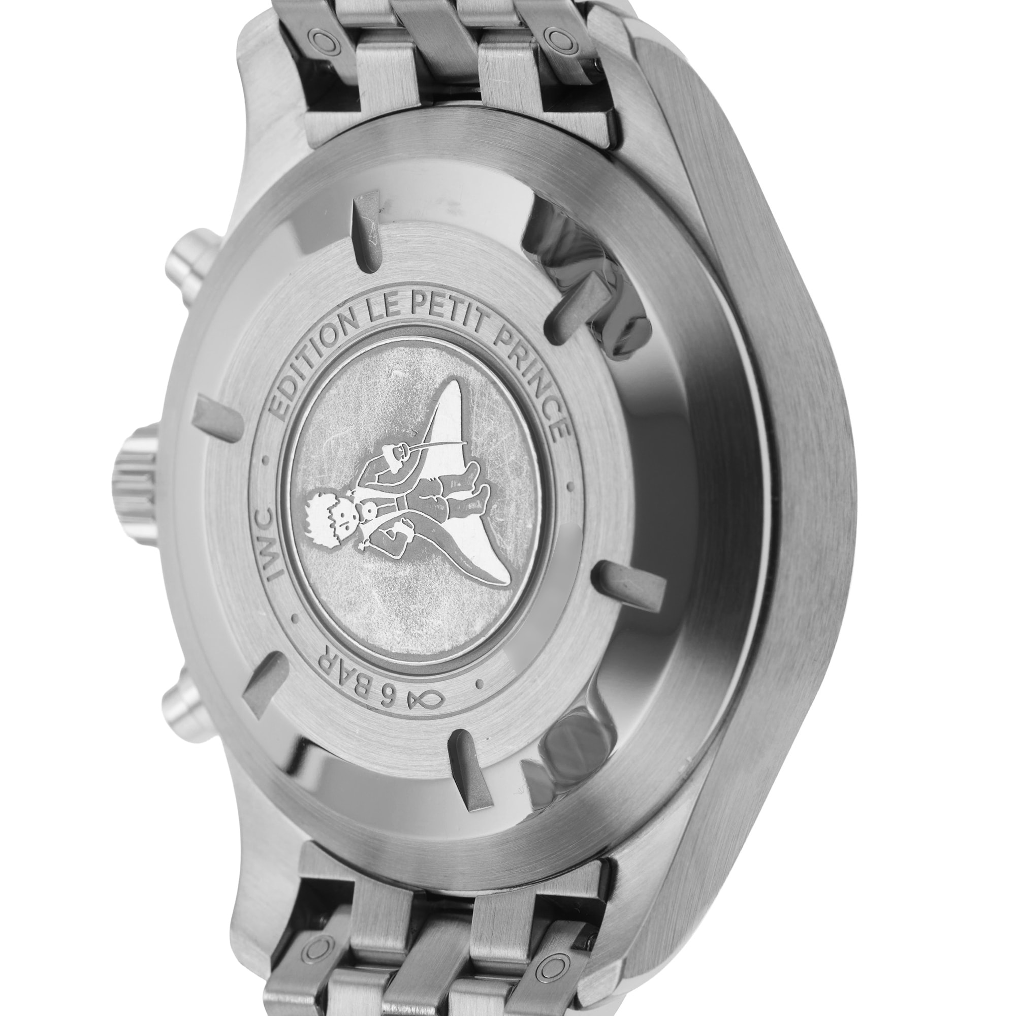Pre-Owned IWC Pilots Chronograph Edition Le Petit Prince 43mm Stainless Steel IW377717 Pre-Owned IWC Pilots Chronograph Edition Le Petit Prince 43mm Stainless Steel IW377717