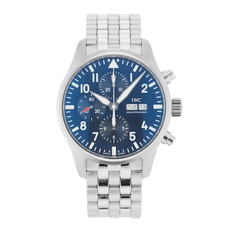 Pre-Owned IWC Pilots Chronograph Edition Le Petit Prince 43mm Stainless Steel Pre-Owned IWC Pilots Chronograph Edition Le Petit Prince 43mm Stainless Steel