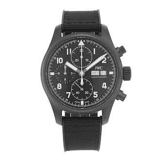 Pre-Owned IWC Pilots Chronograph Tribute To 3705 Limited Edition 41mm Ceramic Pre-Owned IWC Pilots Chronograph Tribute To 3705 Limited Edition 41mm Ceramic