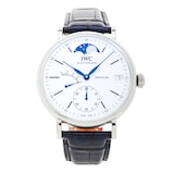 Pre-Owned IWC Portofino Hand-Wound Moon Phase Edition "150 Years Anniversary" 45MM, Stainless Steel IW516406