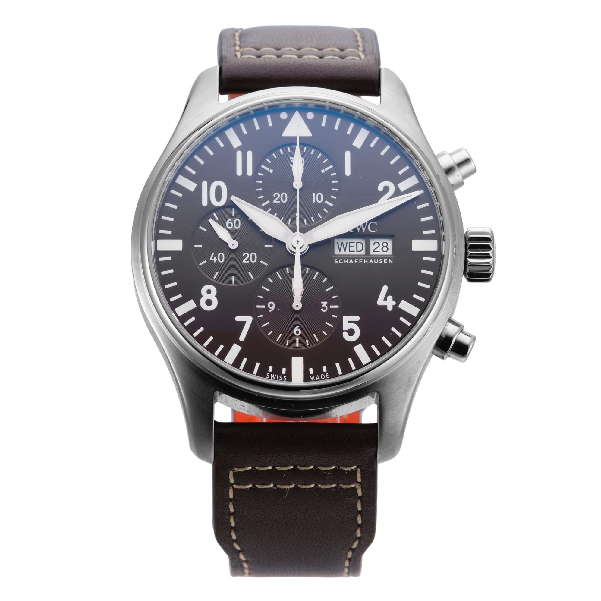 Pre-Owned IWC Pilots Watch Chronograph Edition Antoine De Saint Exupery 43mm Stainless Steel Pre-Owned IWC Pilots Watch Chronograph Edition Antoine De Saint Exupery 43mm Stainless Steel