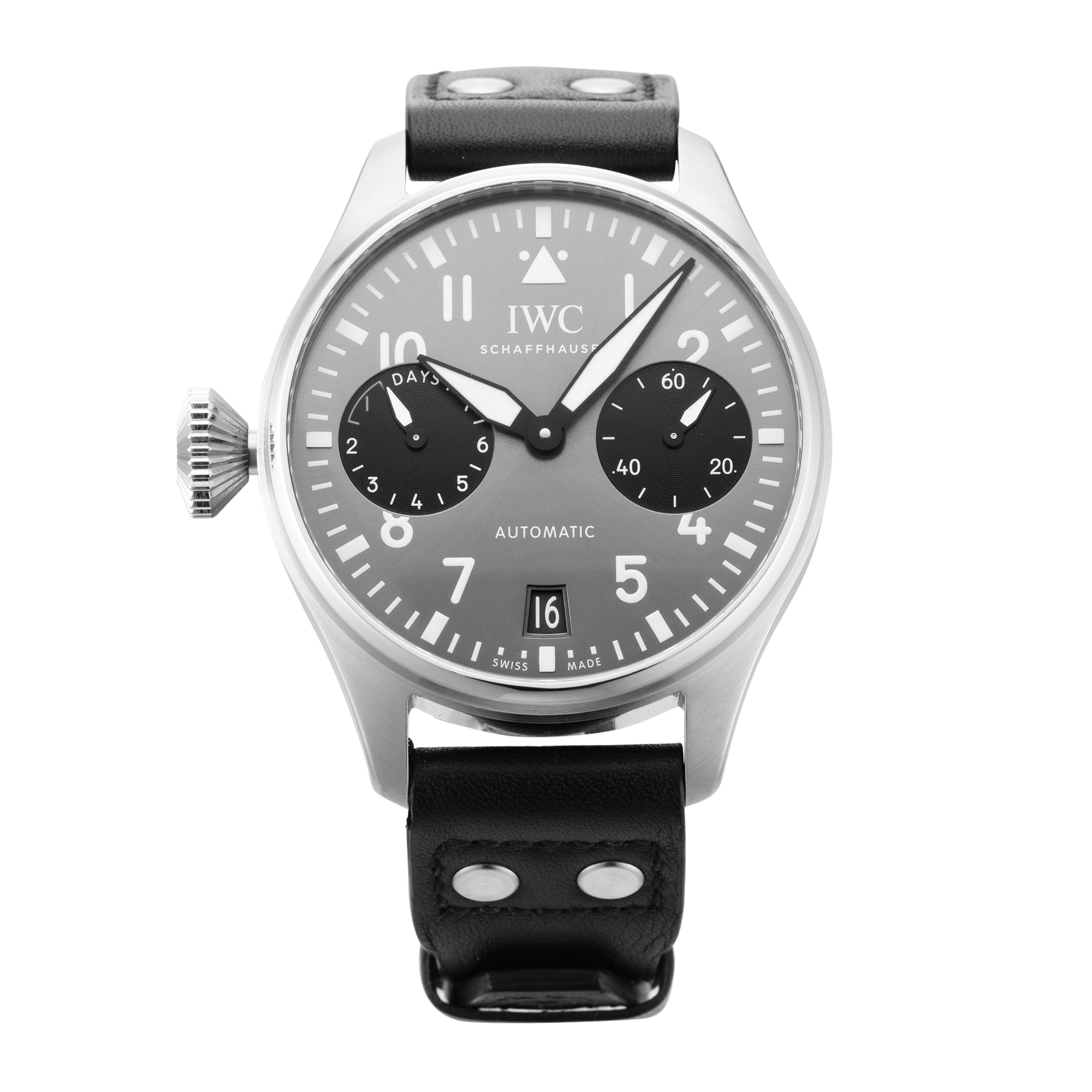 Pre-Owned IWC Big Pilots Watch Edition Right-Hander 46mm Stainless Steel Pre-Owned IWC Big Pilots Watch Edition Right-Hander 46mm Stainless Steel