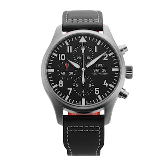 Pre-Owned IWC Schaffhausen Pilot's Watch Chronograph 43mm Stainless Steel