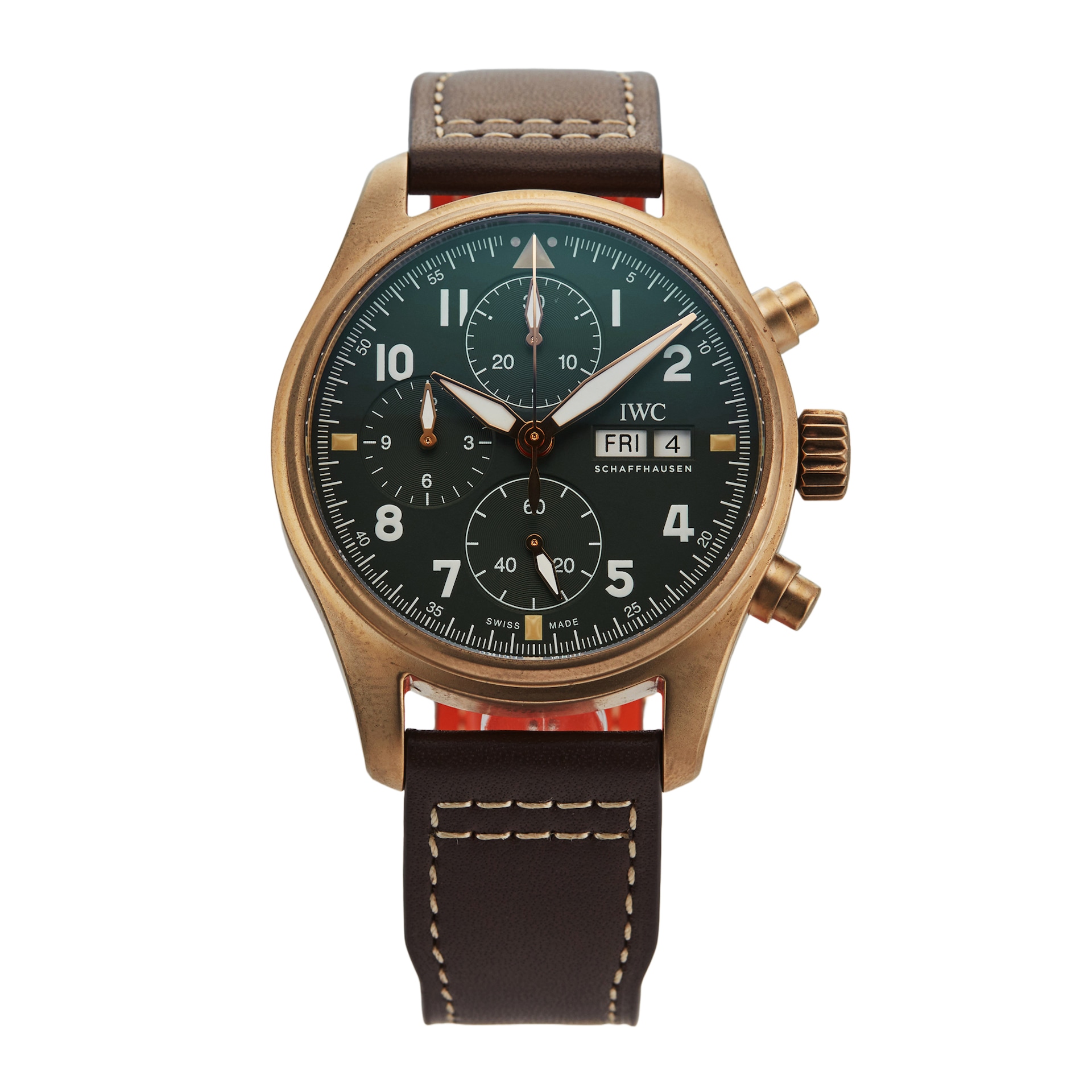 Pre-Owned IWC Pilot's Chronograph Spitfire 41mm Bronze