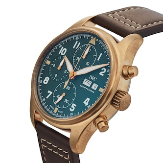 Pre-Owned IWC Pilot's Chronograph Spitfire 41mm Bronze